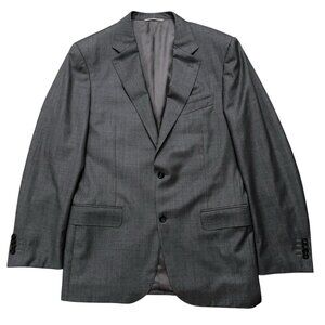 Canali Blazer Jacket Mens Size EU 54L US 44L Sports Coat Wool Constructured Gray